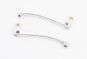 Важелі керма лівий, правий к-кт 2шт (барабан. гальмо) Suzuki AD50 "хром" - фото 2