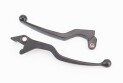 Рычаг руля левый, правый к-кт 2шт (под сцепл./диск. тормоз), чёрный - фото 1