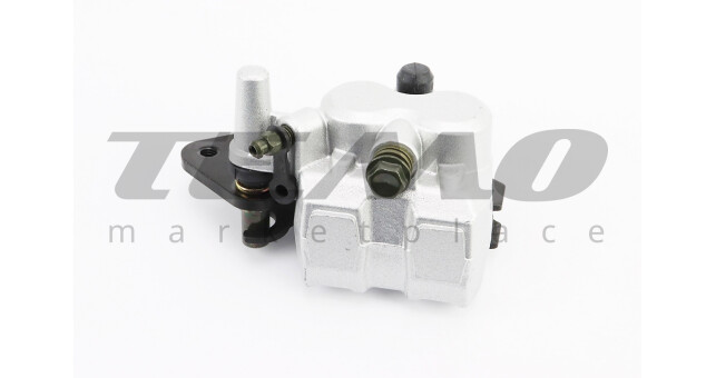 Гальмівний супорт задньої системи двопоршневий + колодки сріблястий - фото 3