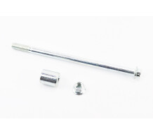 Ось переднего колеса d10mm; L180mm + втулка, гайка, тип 1