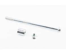 Ось переднего колеса d10mm; L180mm + втулка, гайка, тип 1