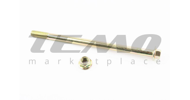 Вісь заднього колеса d12mm; L210mm + гайка - фото 1