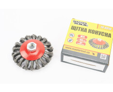 Щітка конусна М14 D-100мм з плетеного дроту