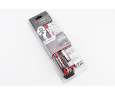 Набір головок торцевих з тріскачкою (вигнута ручка) 3/8" CrV 72 зуба + подовжувач 3/8" 150мм 10шт (10/11/12/13/14/15/17/19/22/24мм)