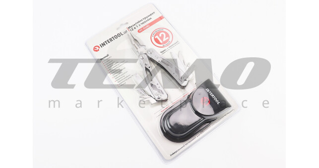 Мультитул 165мм 12 в 1 с чехлом - фото 1