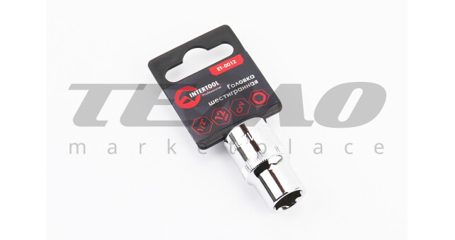 Головка торцева 6-гранна 1/2" 12х38мм CrV - фото 1