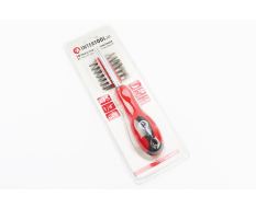 Отвёртка магнитная 1/4" с комплектом насадок 14шт CrV