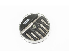 Биты отверточные 7шт 1/4" 25мм с держателем