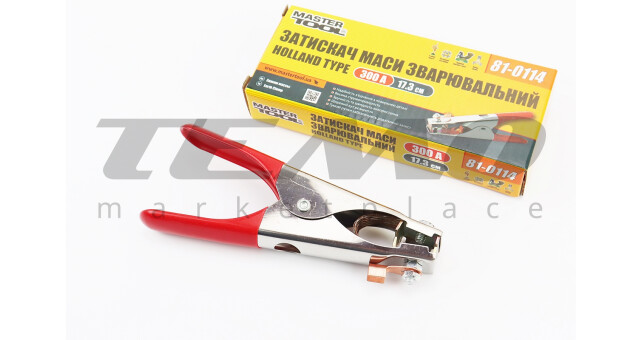 Тримач маси зварювальний Holland type 300А гумові ручки - фото 1