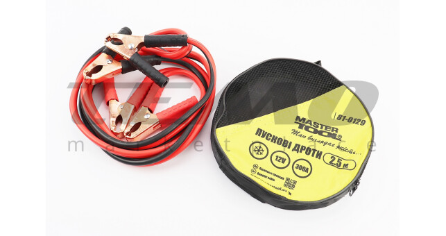 Провода пусковые 300А/12V, 2.5м - фото 1