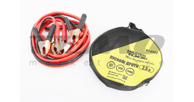 Дроти пускові 200А/12V, 2,5 м - фото 1
