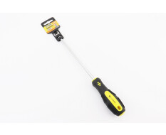 Викрутка магнітна шліцева SL8x200мм ручка з TPR покриттям