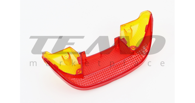 Honda DIO AF-27/28 &quot;скло&quot;-стопа, червоне + поворотів, жовті к-кт 3шт - фото 2