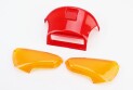 Suzuki LETS 1/2/3 "скло"- стопа, червоне + поворотів, жовті к-кт 3шт - фото 1