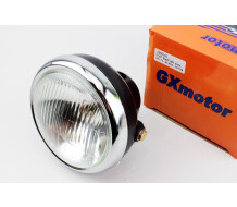 Фара передняя GXmotor ALPHA круглая d-160 мм черная