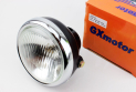 Фара передняя GXmotor ALPHA круглая d-160 мм черная - фото 1