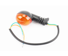 Поворот круглий малий помаранчеве скло на гумовій ніжці