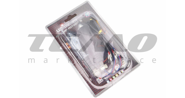 Повороты диодные RACING с отверстием и габаритом 2шт - фото 2