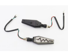 Повороты задние диодные CYT лодочка на гибкой ножке+стоп сигнал/габарит секвентальный 2шт