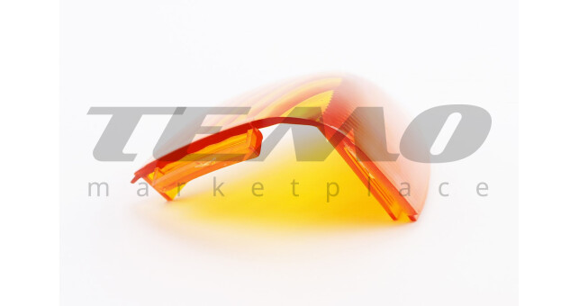 пластик-стекло поворота заднего левый правый желтые крепление - фото 2