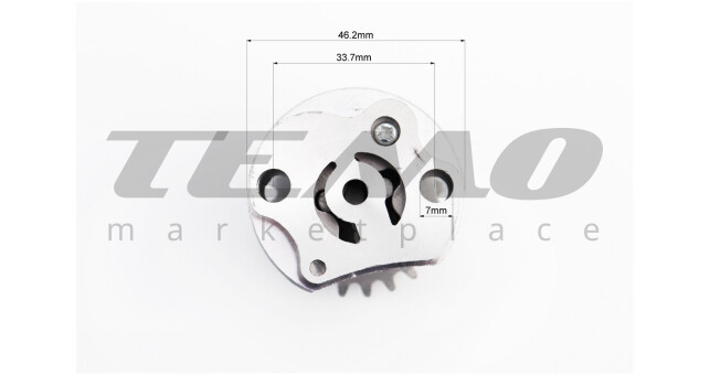 Насос масляний CBB 250cc з шестернею 23 зуб. - фото 3