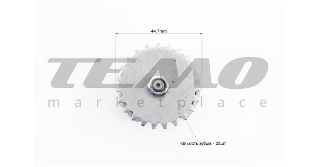 Насос масляний CBB 250cc з шестернею 23 зуб. - фото 4