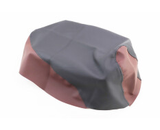 Чохол сидіння Honda DIO AF34 еластичний міцний матеріал чорний/коричневий