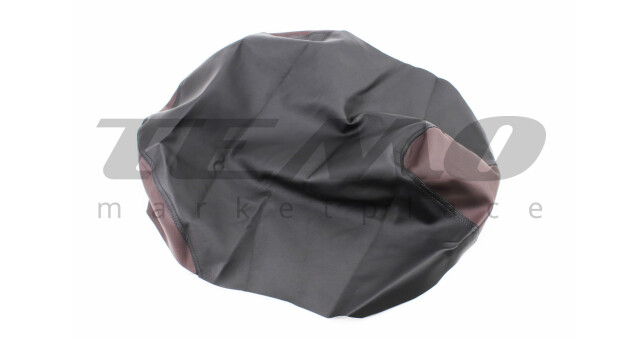 Чохол сидіння Yamaha VINO SA26J еластичний міцний матеріал чорний/коричневий - фото 1