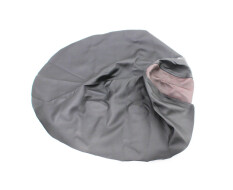 Чехол сиденья Suzuki LETS эластичный прочный материал чёрный/коричневый