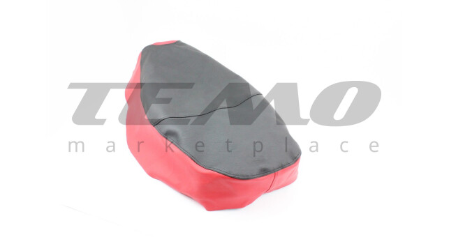 Чехол сиденья  WIND эластичный прочный материал чёрный/красный - фото 2