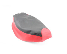 Чохол сидіння WIND еластичний міцний матеріал чорний/червоний