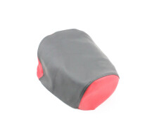 Чохол сидіння DELTA переднє еластичний міцний матеріал чорний/червоний