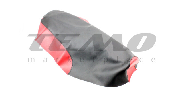 Чохол сидіння ACTIVE еластичний міцний матеріал чорний/червоний - фото 1