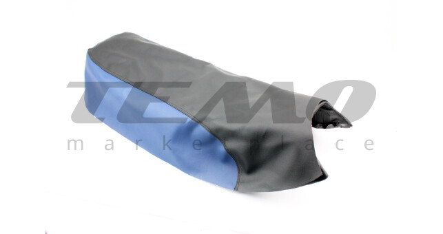 Чохол сидіння Viper еластичний міцний матеріал чорний/синій - фото 1