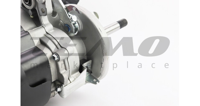 УЦІНКА Двигун скутерний у зборі 125куб (короткий варіатор, довгий вал) New (незначна вм'ятина картера, див. фото) - фото 2