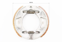 Тормозные колодки барабан Yamaha  GEAR, D=125mm - фото 2