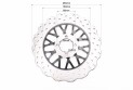 Диск тормозной BTS Loncin LX200GY-3 - фото 2