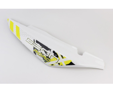 Пластик задний боковой левый X-Road Light 200/250/GEON белый с желтым рисунком