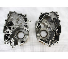 УЦЕНКА ZS250-4B/Honda - CBT250 Картер двигателя левый + правый к-кт (небольшой налет)