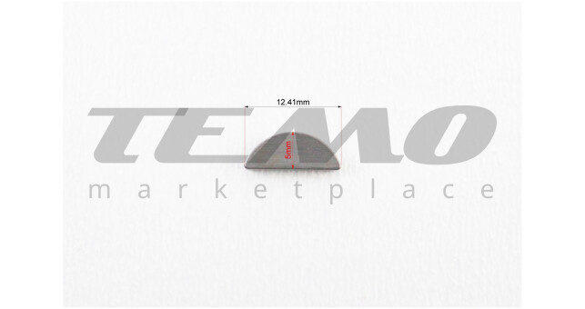 Шпонка коленвала Yamaha - фото 2