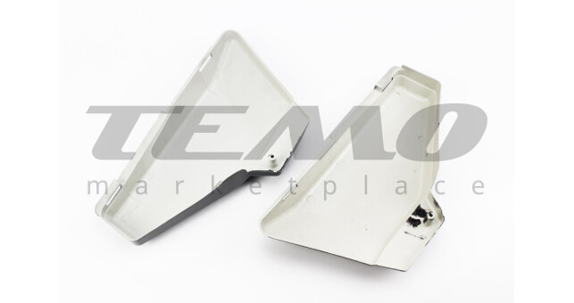 Крышка бардачка левая + правая ALPHA пластик к-кт чёрный - фото 4