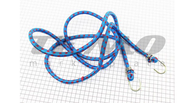 ГУМКА БАГАЖНИКА кругла з гачками метал. 2,0метр (різні кольори) - фото 2