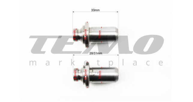 Втулка напрямні клапанів к-кт 2шт - фото 2