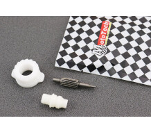 Шестерня спідометру (пластик) + черв'як Suzuki LETS || / |||