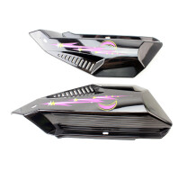 Пластик бічний DELTA правий + лівий чорний к-кт 2шт