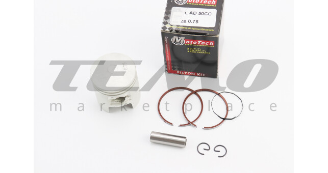 Поршень Mototech Suzuki AD50/LETS 41 мм +0.75 палец 10 мм Тайвань - фото 1