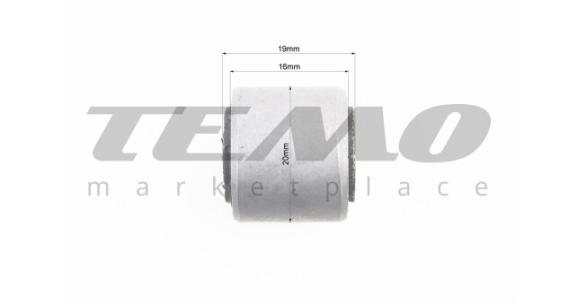 Сайлентблок двигателя 20мм (20x8x19/16) - фото 2