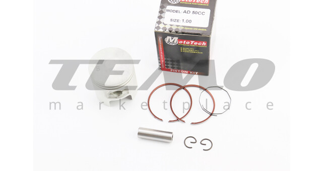 Поршень Mototech Suzuki AD50/LETS 41 мм +1.00 палець 10 мм Тайвань - фото 1