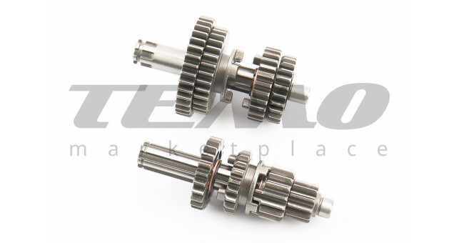 Коробка передач два вала с шестернями d-12 мм под подшипник - фото 1