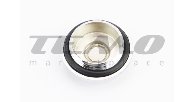 Гайка (заглушка) головки цилиндра где клапан, хром - фото 2